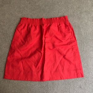J. crew skirt- coral